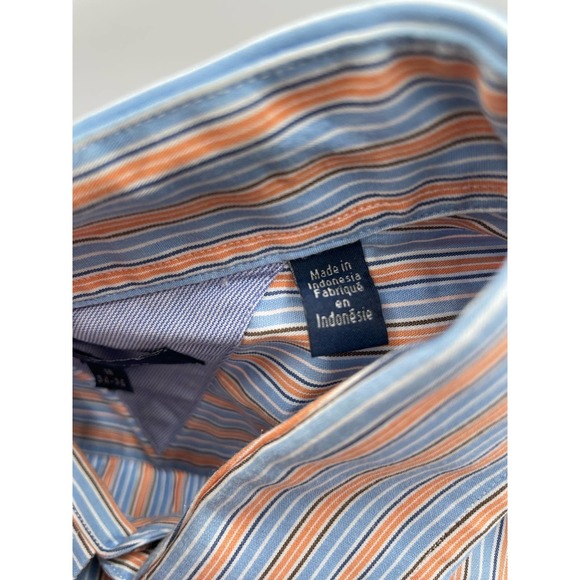 Tommy Hilfiger Men’s Size 18 (34-35)Button Down Collared Dress Shirt Relaxed Fit - Picture 8 of 8